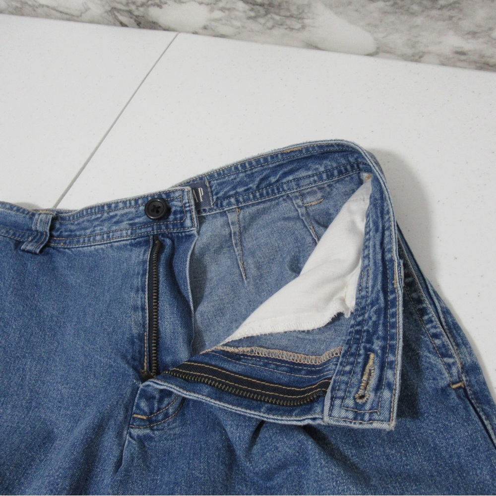 Gap Y2K Vintage Retro Cut Denim Capri Jeans Size 4 - Picture 6 of 17